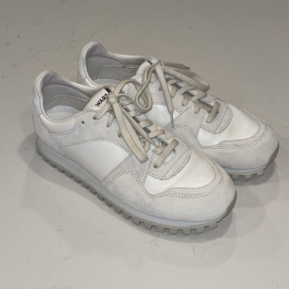 Spalwart Marathon Trail Low Nappa Size 37 US 6.5/7 Suede & Leather Shoes White